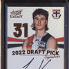 James Van Es 2023 Select Legacy AFL Draft Pick Signature Copper RC 158/175