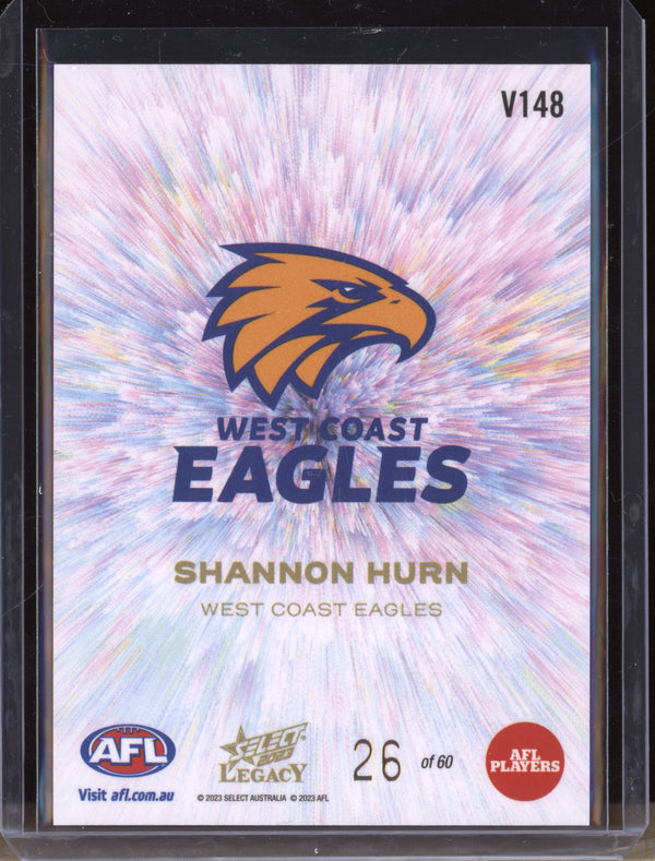 Shannon Hurn 2023 Select Legacy AFL V148 Vortex 26/60