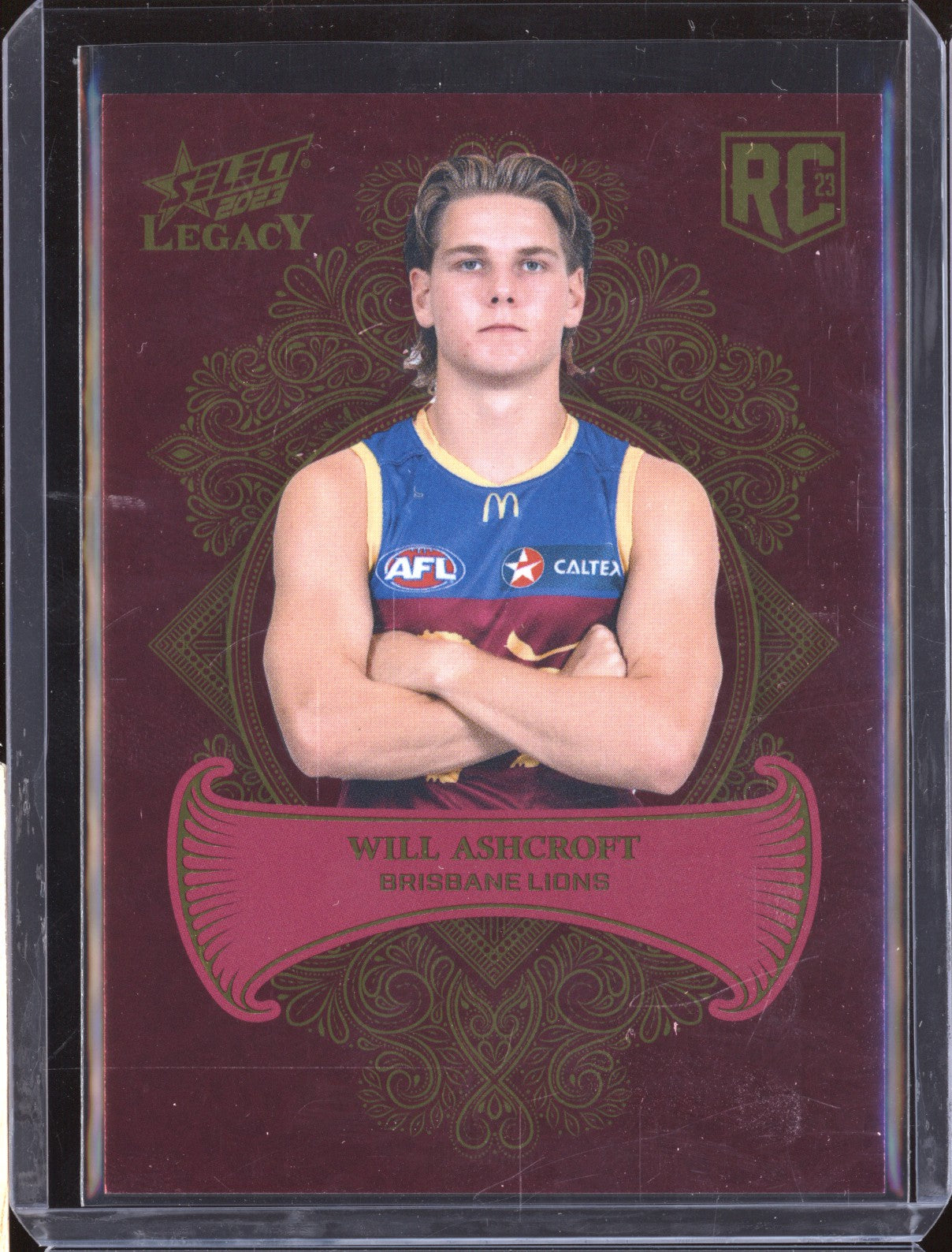 Will Ashcroft 2023 Select Legacy AFL LP183 Legacy Plus RC 193/425