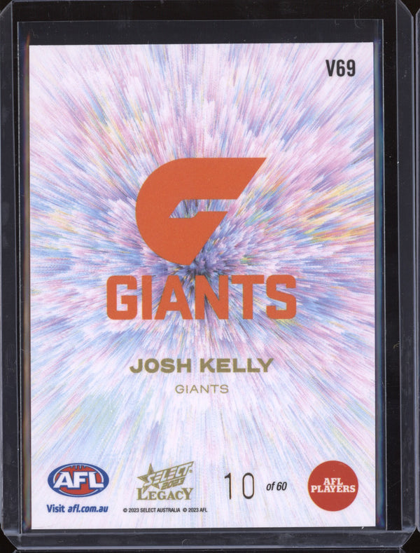 Josh Kelly 2023 Select Legacy AFL V69 Vortex 10/60