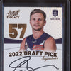 Corey Wagner 2023 Select Legacy AFL Draft Pick Signature Copper RC 151/175