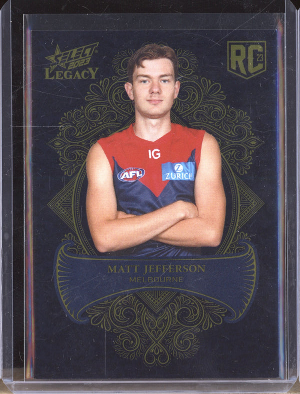 Matt Jefferson 2023 Select Legacy AFL LP196 Legacy Plus RC 389/425