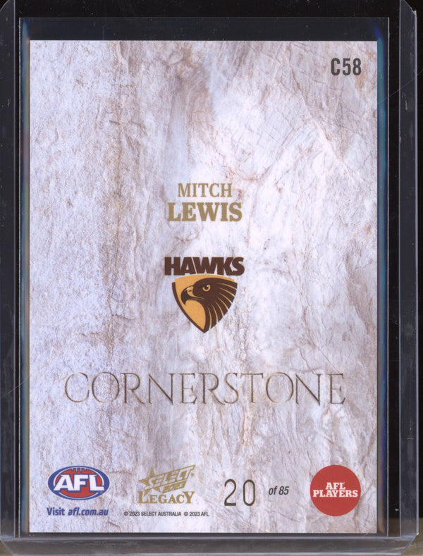 Mitch Lewis 2023 Select Legacy AFL C58 Cornerstone 20/85