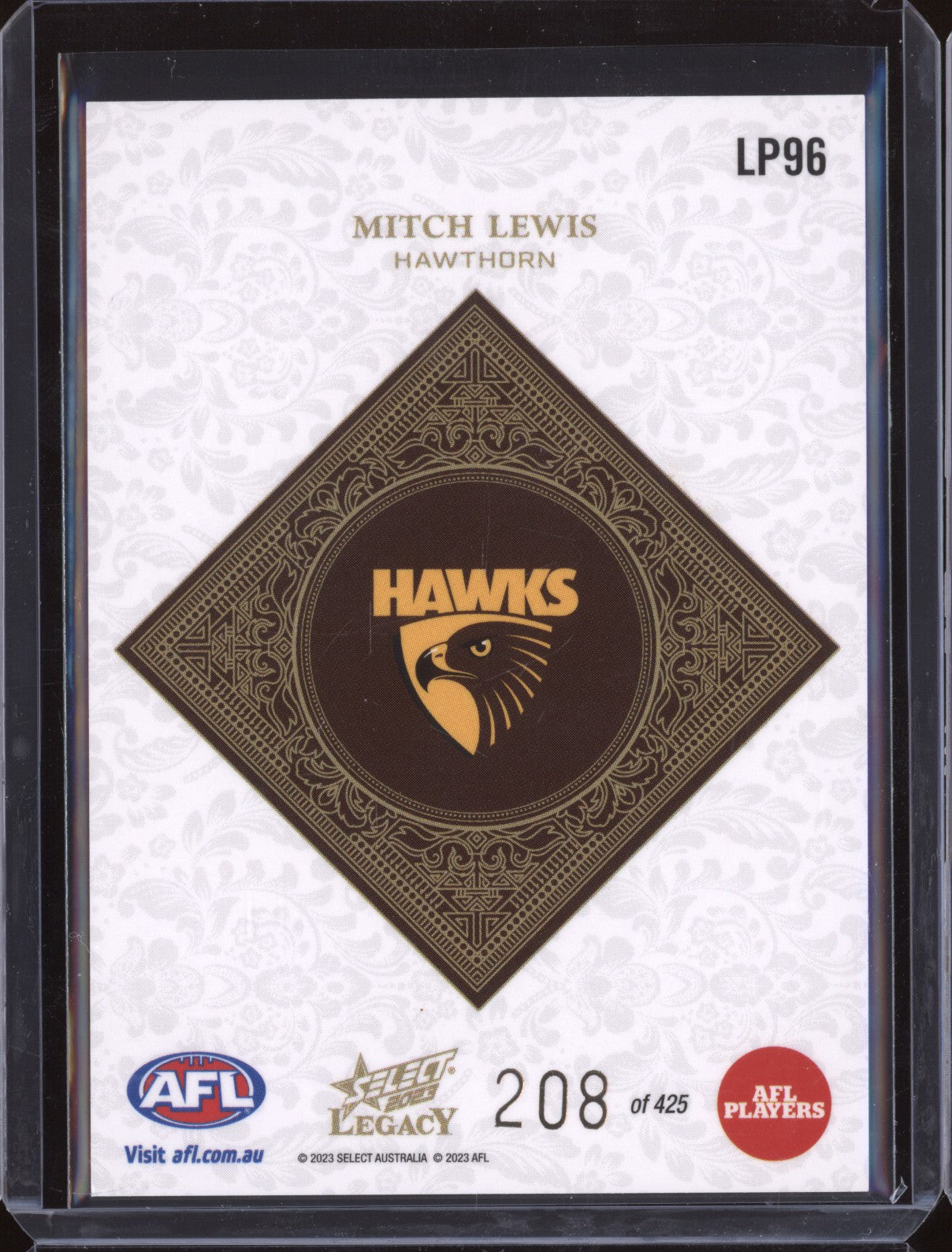 Mitch Lewis 2023 Select Legacy AFL LP96 Legacy Plus 208/425