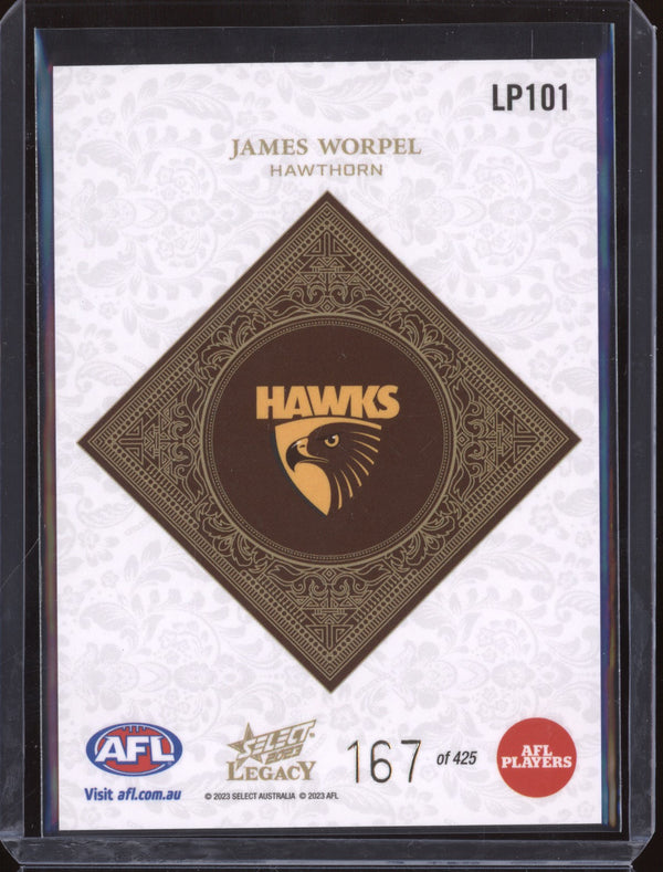 James Worpel 2023 Select Legacy AFL LP101 Legacy Plus 167/425