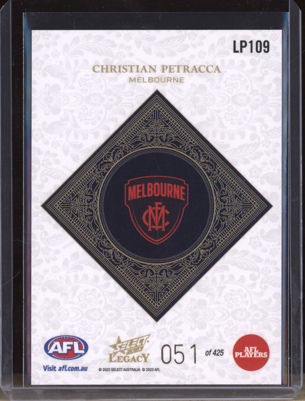 Christian Petracca 2023 Select Legacy AFL LP109 Legacy Plus 51/425