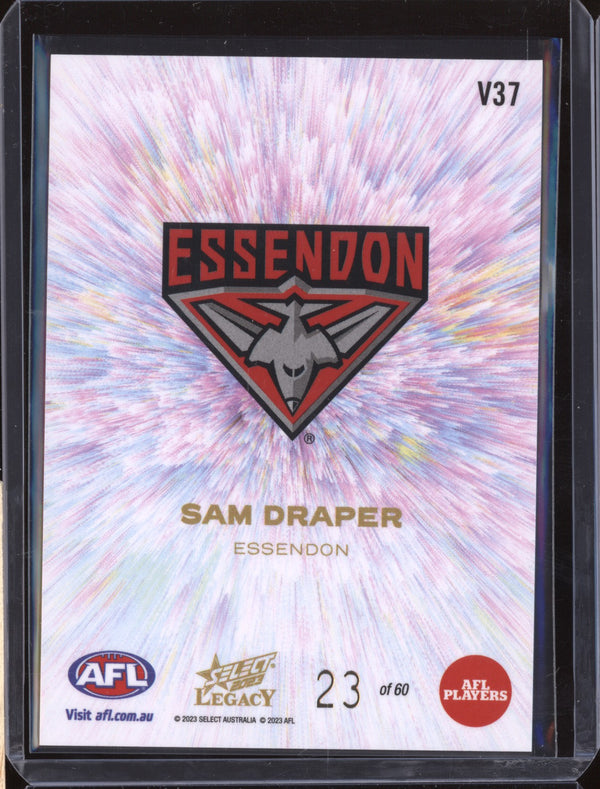 Sam Draper 2023 Select Legacy AFL V37 Vortex 23/60