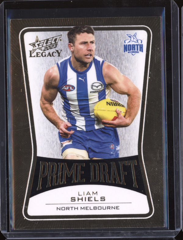 Liam Shiels 2023 Select Legacy AFL PD60 Prime Draft 42/100