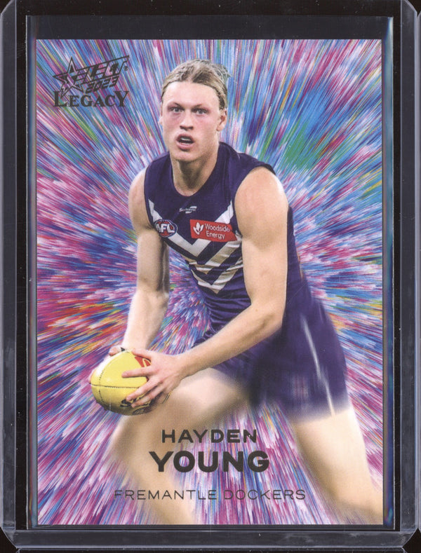 Hayden Young 2023 Select Legacy AFL V54 Vortex Low 04/60