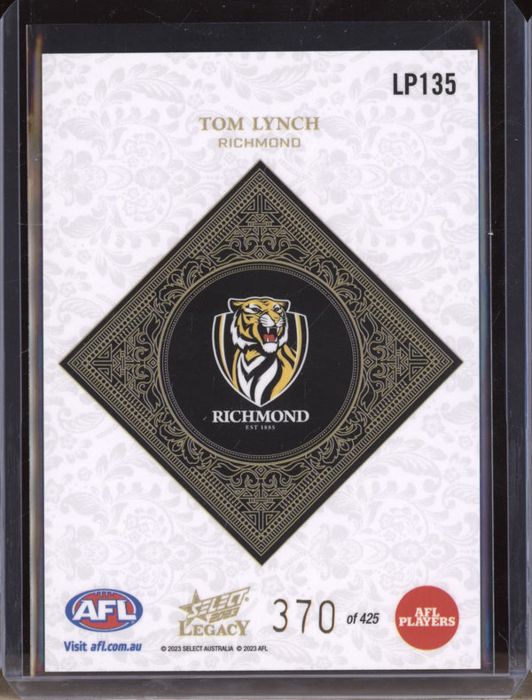 Tom Lynch 2023 Select Legacy AFL LP135 Legacy Plus 370/425