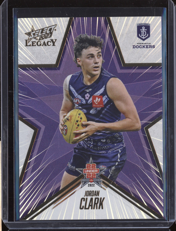 Jordan Clark 2023 Select Legacy AFL TT6 22 Under 22 138/195