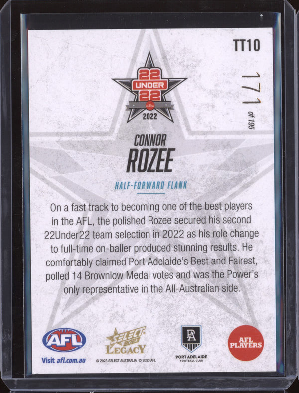 Connor Rozee 2023 Select Legacy AFL TT10 22 Under 22 171/195