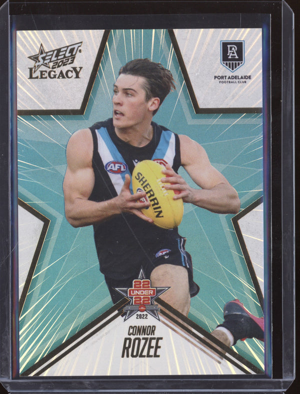 Connor Rozee 2023 Select Legacy AFL TT10 22 Under 22 068/195