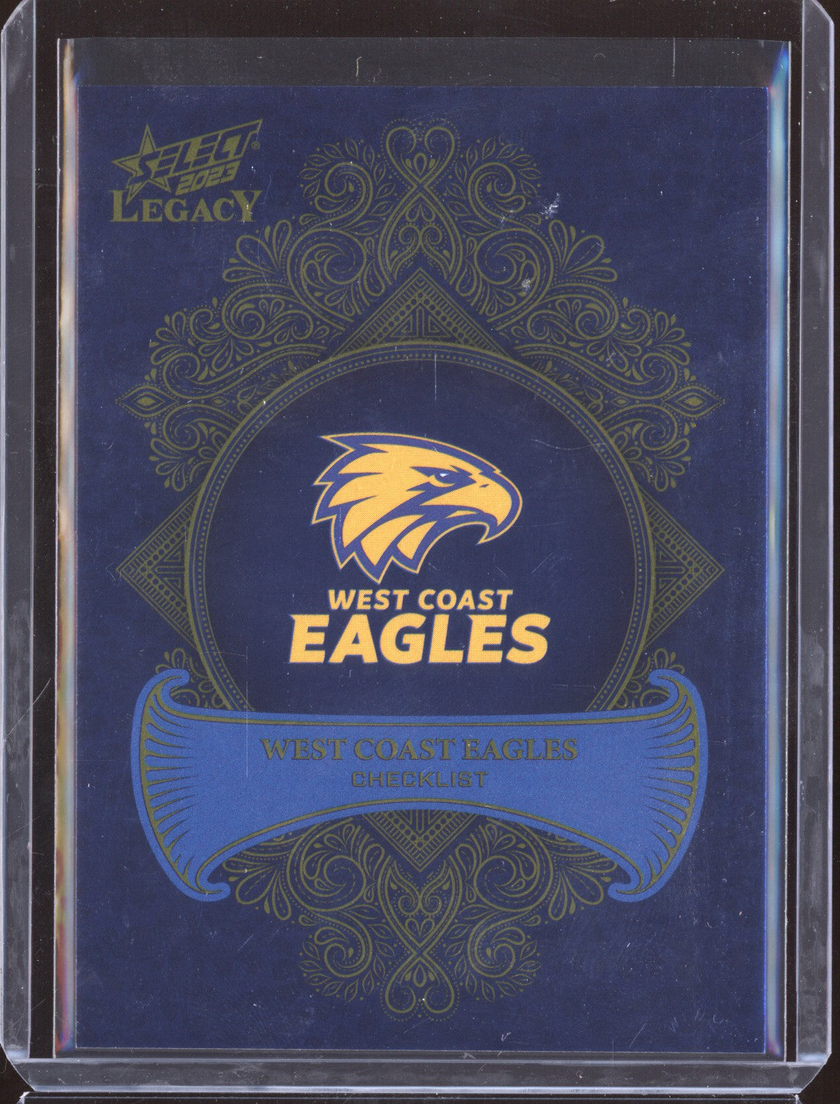 West Coast Logo Checklist 2023 Select Legacy AFL LP162 Legacy Plus 245/425