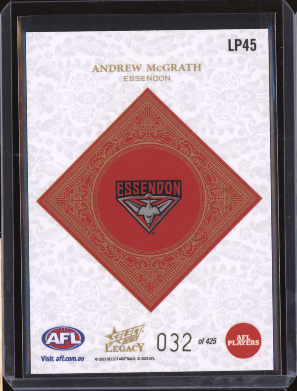 Andrew McGrath 2023 Select Legacy AFL LP45 Legacy Plus 32/425