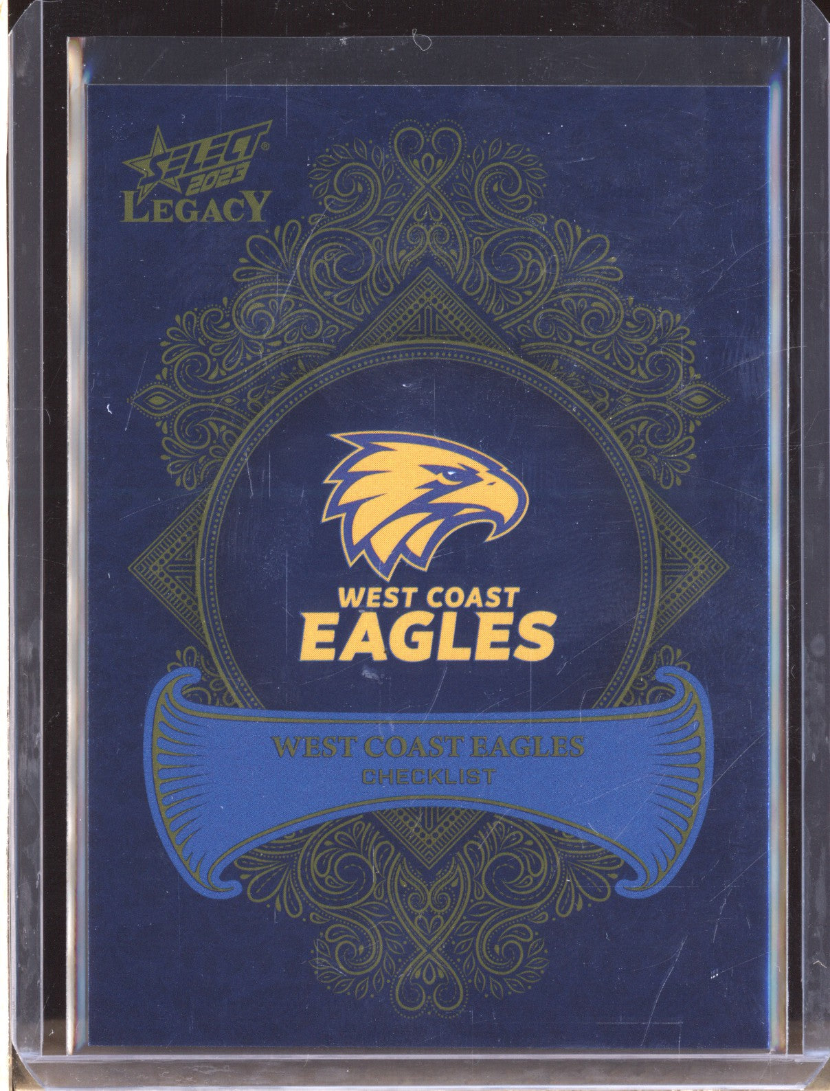 West Coast Logo Checklist 2023 Select Legacy AFL LP162 Legacy Plus 274/425