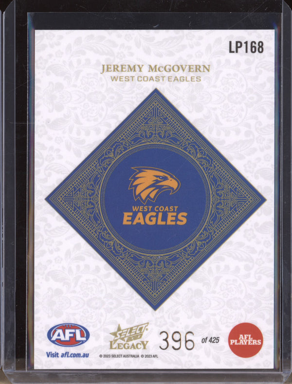 Jeremy McGovern 2023 Select Legacy AFL LP168 Legacy Plus 396/425