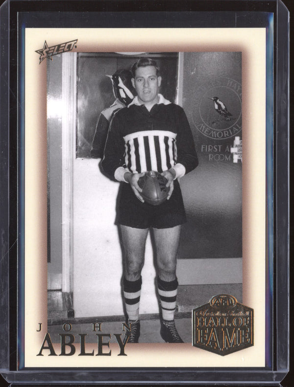 John Abley 2023 Select Legacy AFL Hall of Fame Inductees Limited Edition 164/290