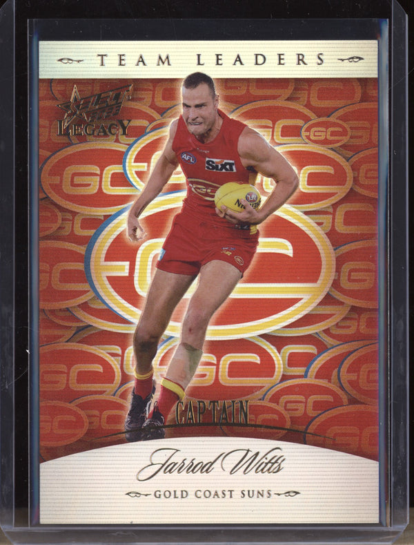 Jarrod Witts 2023 Select Legacy AFL TL42 Team Leaders 161/200