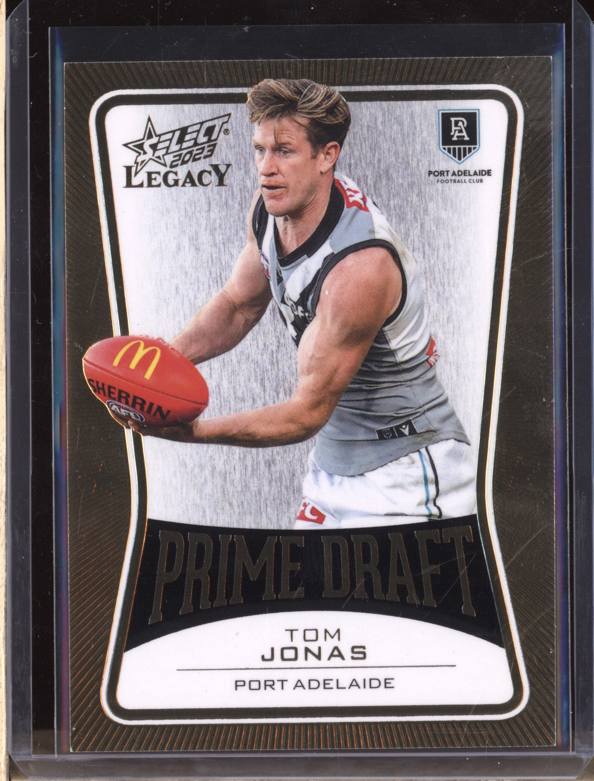 Tom Jonas 2023 Select Legacy AFL PD63 Prime Draft Low 001/100