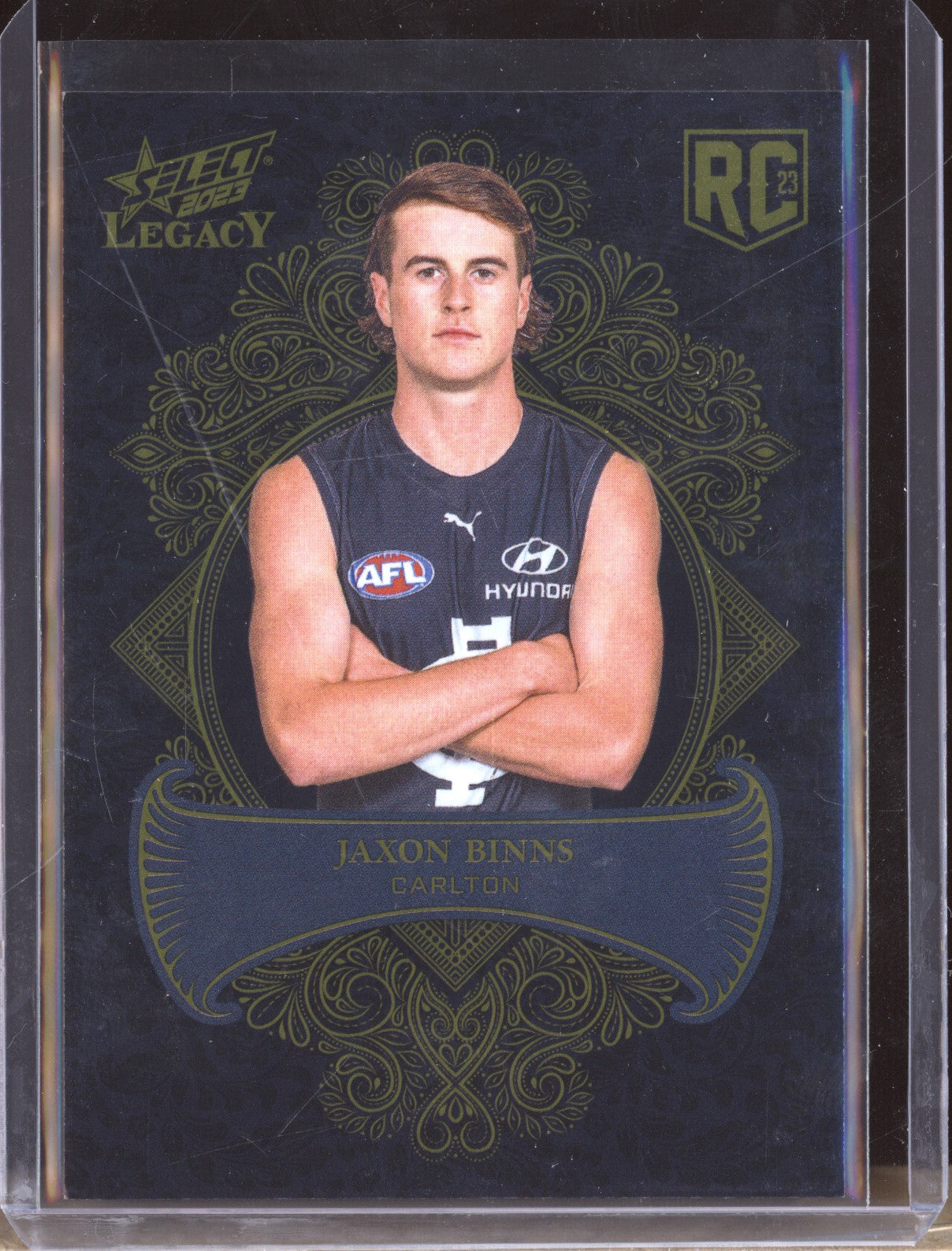 Jaxon Binns 2023 Select Legacy AFL LP213 Legacy Plus Low RC 002/425