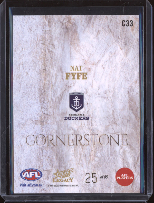 Nat Fyfe 2023 Select Legacy AFL C33 Cornerstone 25/85