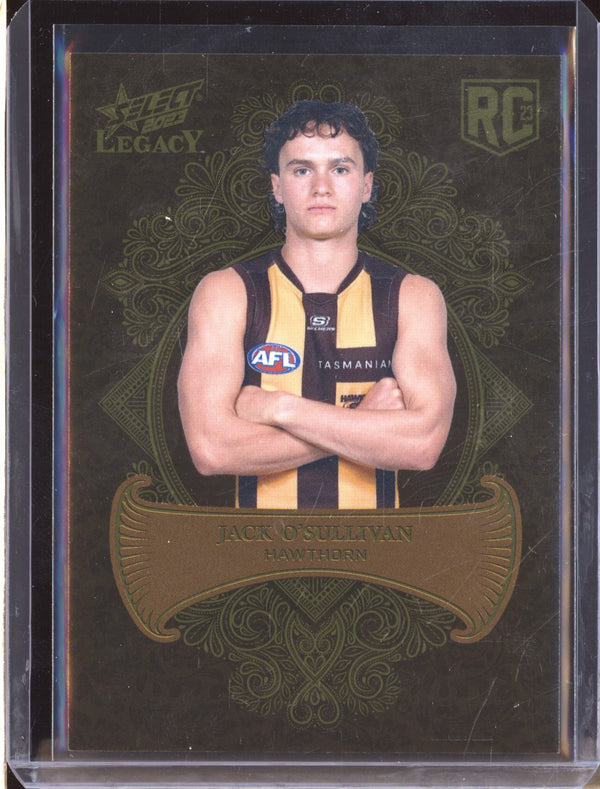 Jack O'Sullivan 2023 Select Legacy AFL LP227 Legacy Plus RC 62/425