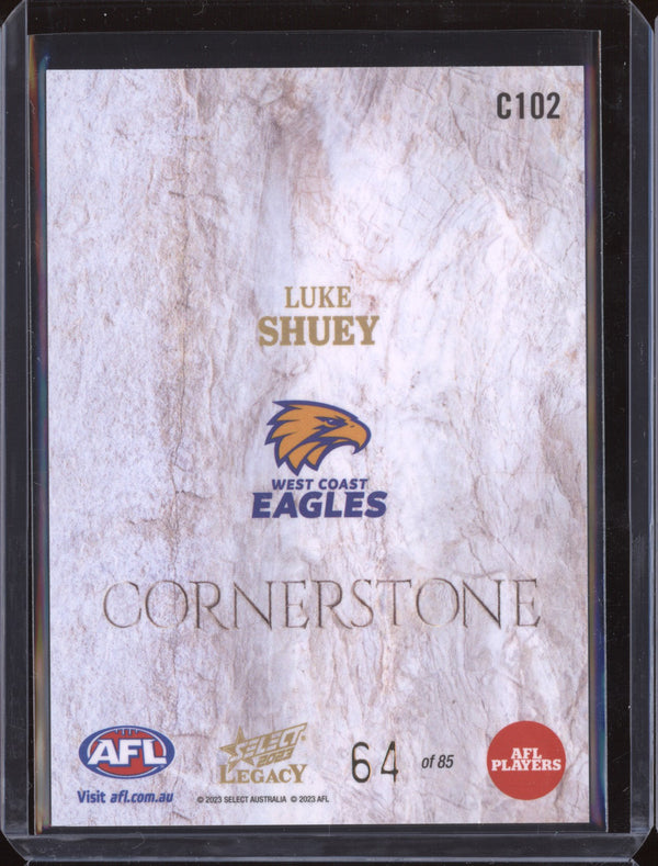 Luke Shuey 2023 Select Legacy AFL C102 Cornerstone 64/85