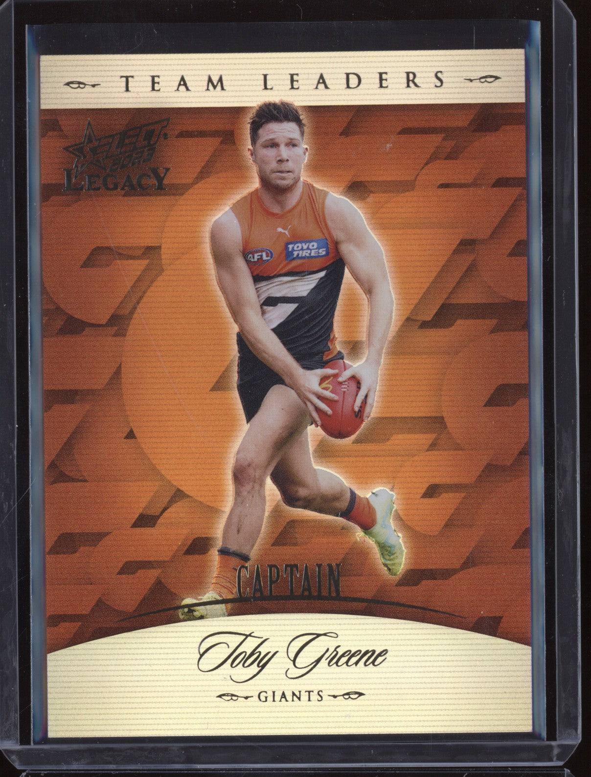 Toby Greene 2023 Select Legacy AFL TL34 Team Leaders 099/200