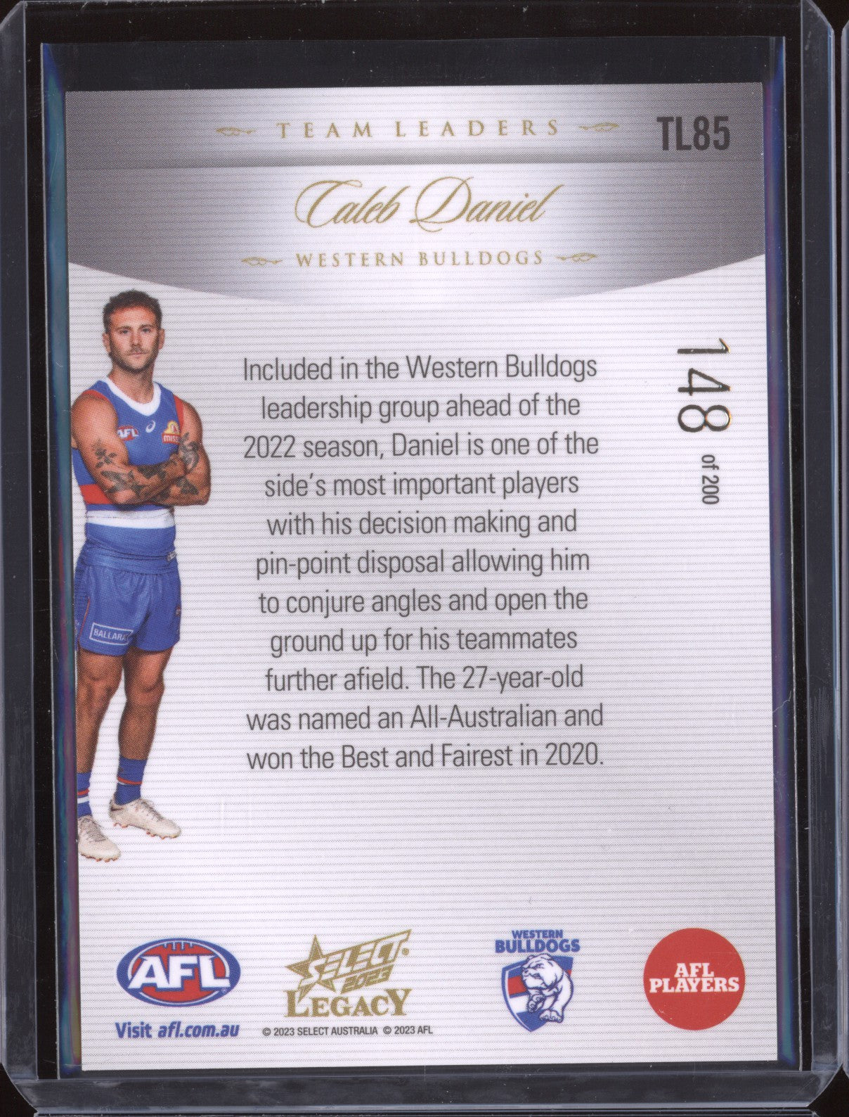 Caleb Daniel 2023 Select Legacy AFL TL85 Team Leaders 148/200