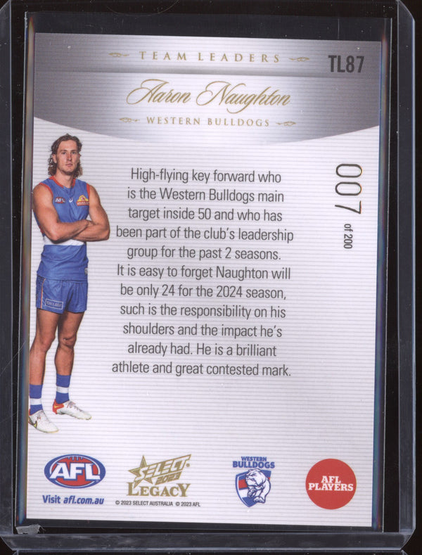 Aaron Naughton 2023 Select Legacy AFL TL87 Team Leaders Low 007/200