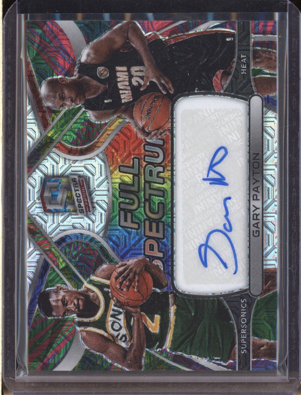 Gary Payton 21-22 Panini Spectra GPY Full Spectrum Signatures Meta 23/25 LPZ