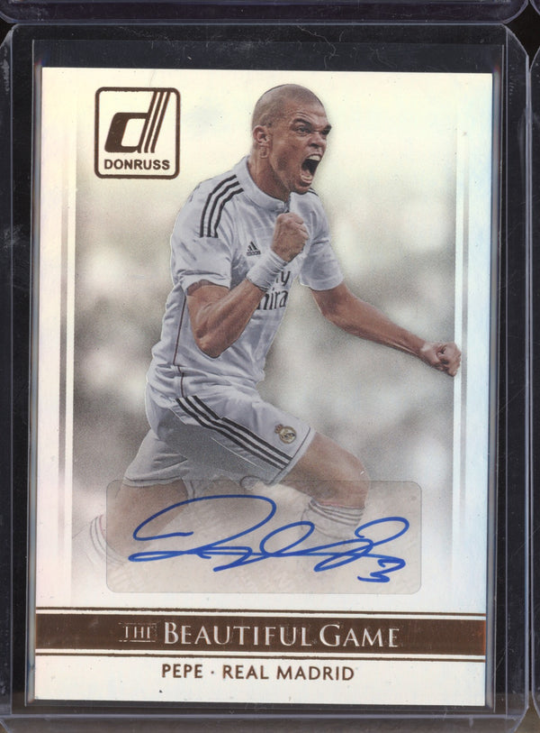 Pepe 2015 Panini Donruss Soccer BG-PE The Beautiful Game Auto