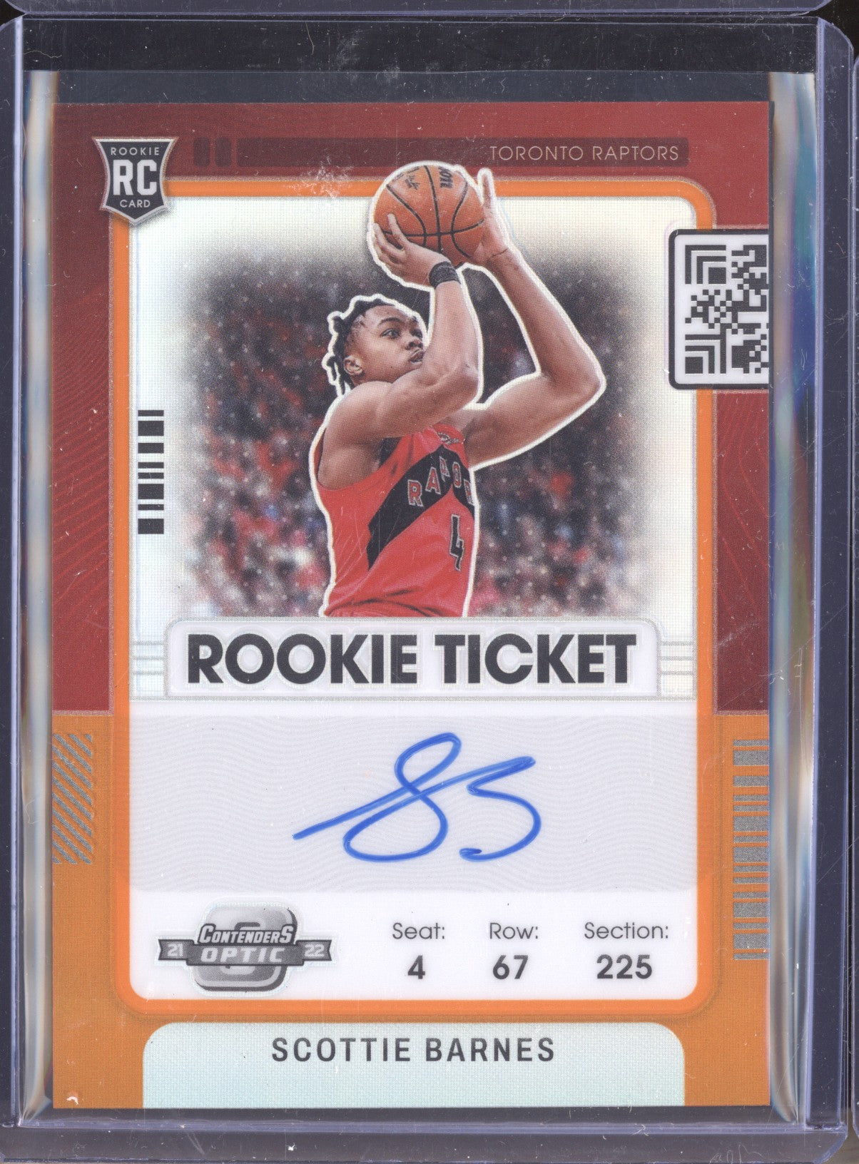 NBA optic hotsell Scottie Barnes Rookie Auto