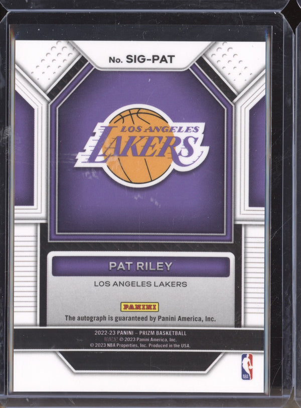 Pat Riley 2022-23 Panini Prizm SIG-PAT Signatures