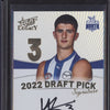 Harry Sheezel 2023 Select Legacy DPSG3 Draft Pick Signature Gold RC 34/90
