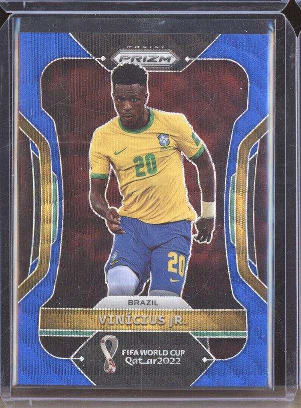 Vinicius Jr 2022 Panini Prizm World Cup 36 Blue Wave 131/199