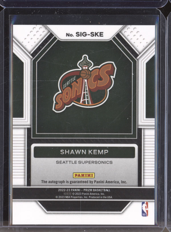 Shawn Kemp 2022-23 Panini Prizm SIG-SKE Signatures