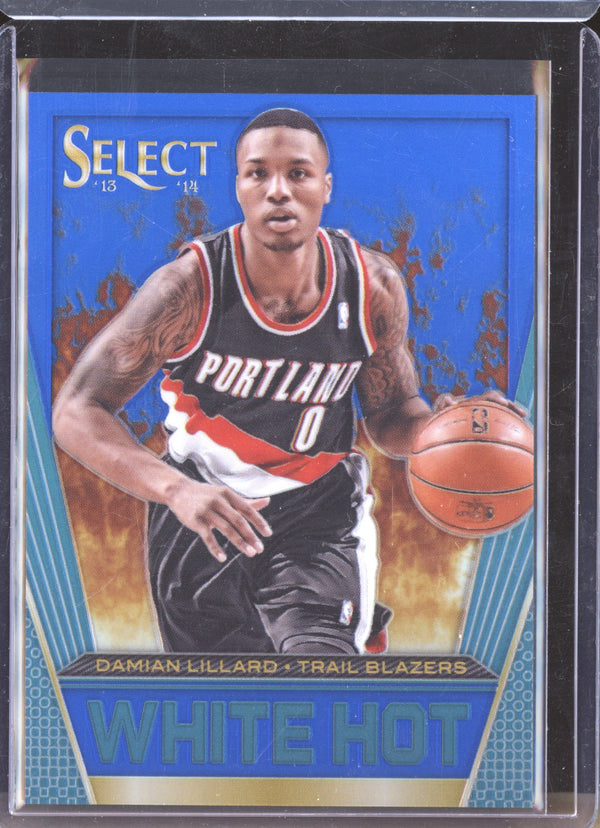 Damian Lillard 2013-14 Panini Select 39 White Hot Blue 47/49