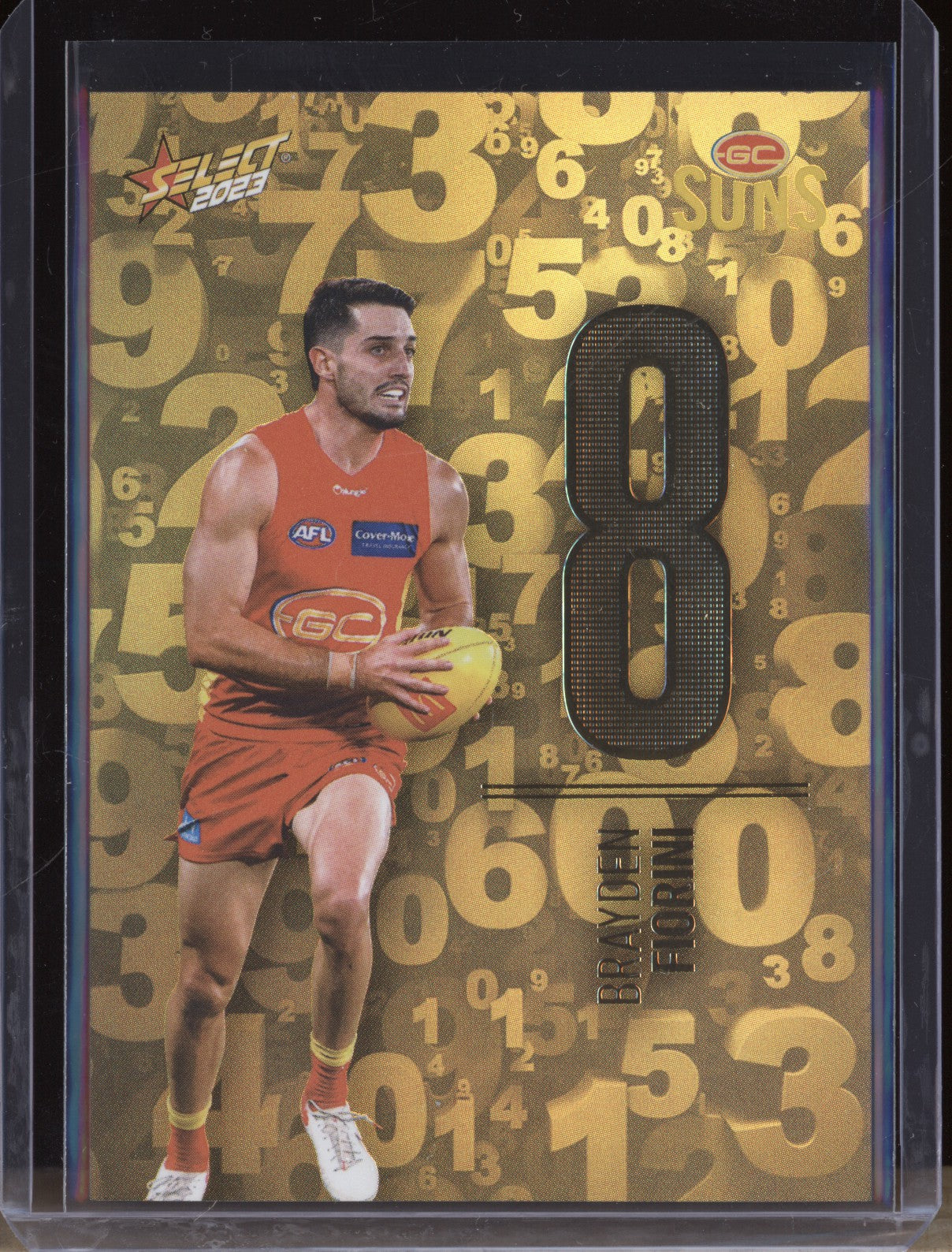 Brayden Fiorini 2023 Select Footy Stars N99 Numbers Gold 72/255