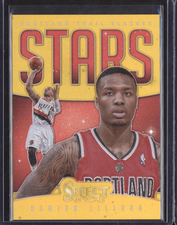 Damian Lillard 2013-14 Panini Select 6 Stars Gold 9/10