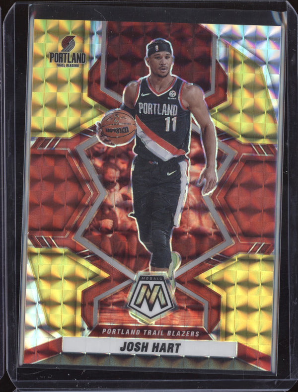 Josh Hart 2021-22 Panini Mosaic 116 Choice Red & Yellow 15/88