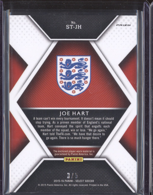 Joe Hart 2015-16 Panini Select Soccer ST-JH Stars Jersey Gold 3/5