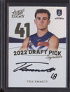 Tom Emmett 2023 Select Legacy DPSG41 Draft Pick Signature Gold RC 82/90