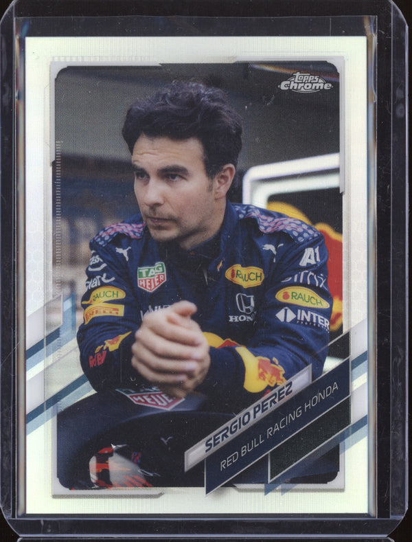 Sergio Perez 2021 Topps Chrome Formula 1 4 Image Variation