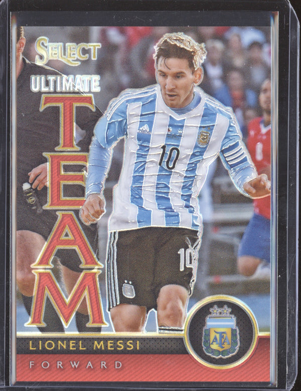 Lionel Messi 2015-16 Panini Select Soccer 16 Ultimate Team Red 43/199