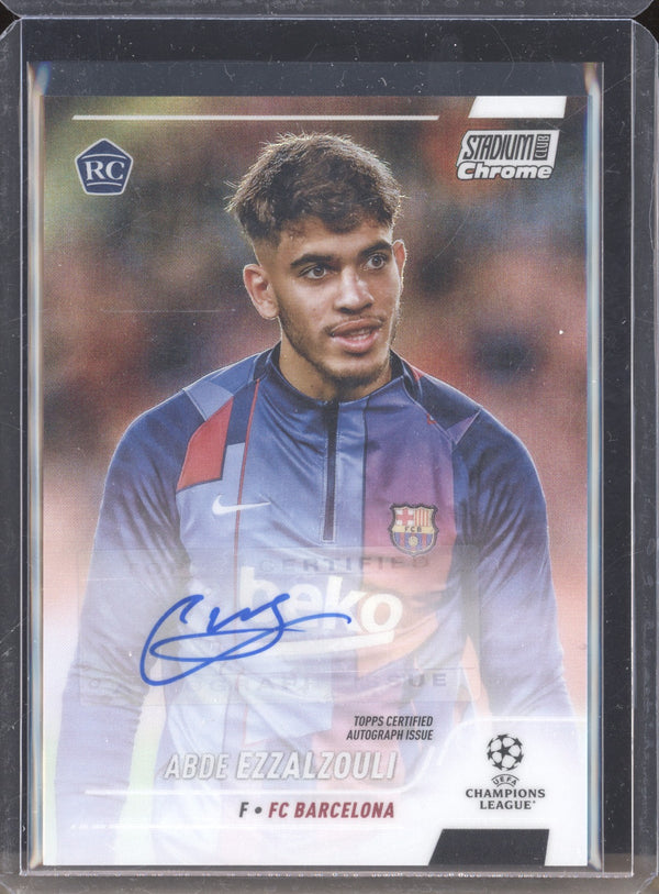 Abde Ezzalzouli 2021-22 Topps Stadium Club Chrome UCL CA-AEZ Chrome Auto RC