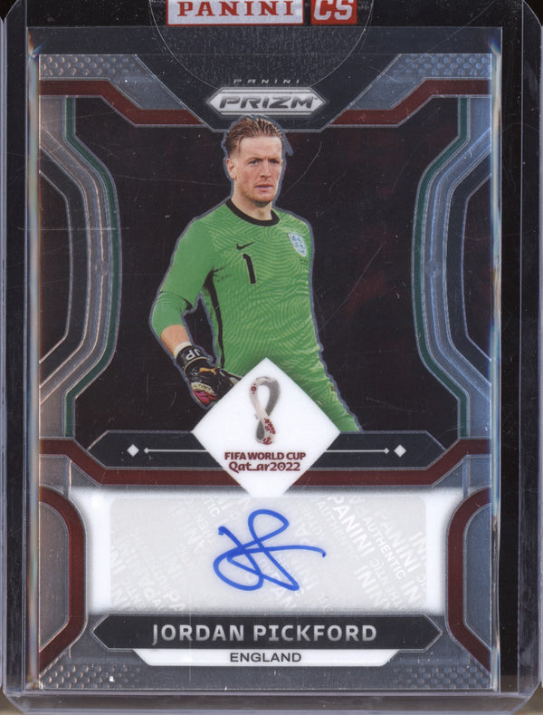 Jordan Pickford 2022 Panini Prizm World Cup S-JP Signatures Auto