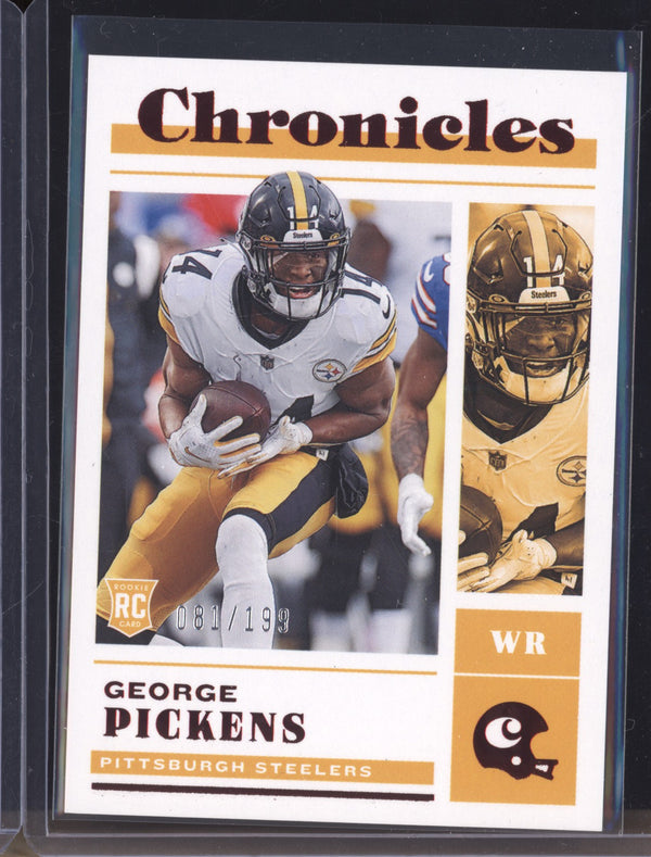 George Pickens 2022 Panini Chronicles 48 Red RC 81/199