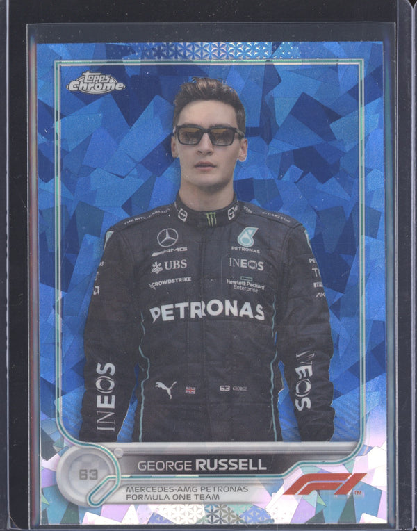 George Russell 2022 Topps Chrome Formula 1 Sapphire 20